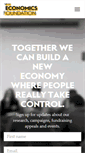 Mobile Screenshot of neweconomics.org